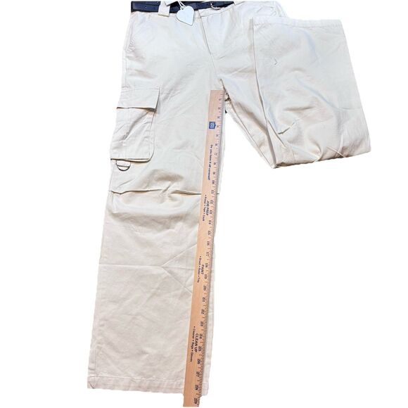 Aelfric Eden Women's  Multi Pocket Cargo Pants, Denim Cream Size 28 Casual NWT - Picture 13 of 14